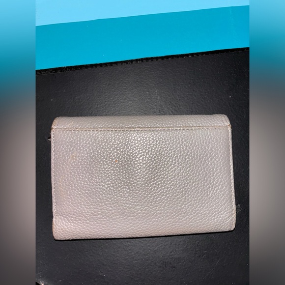 ♠️Kate Spade♠️Calley Mulberry Street Leather Trifold Wallet in slate gray - Picture 2 of 6